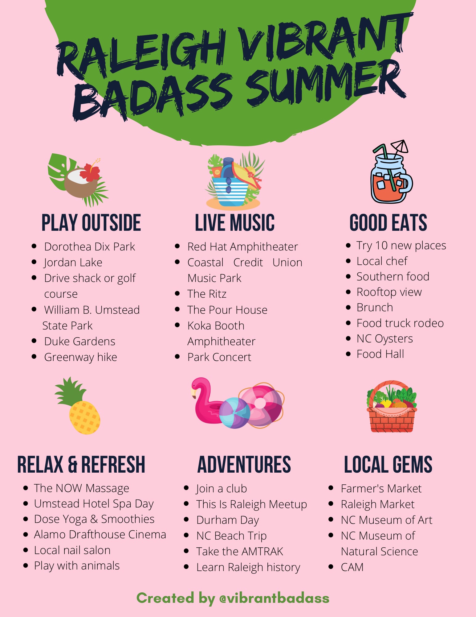 Raleigh Vibrant Badass Summer