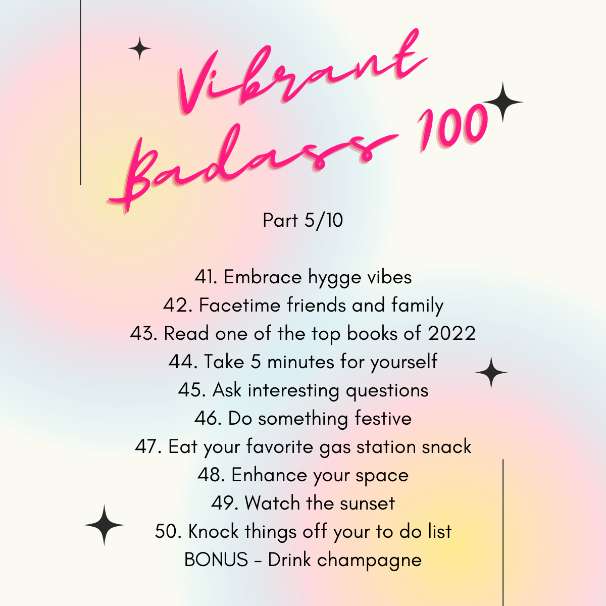 100 Day Challenge – Pt. 5