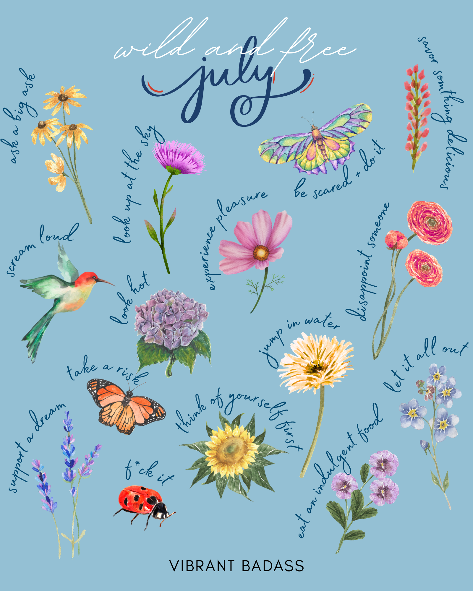 Wild and Free July